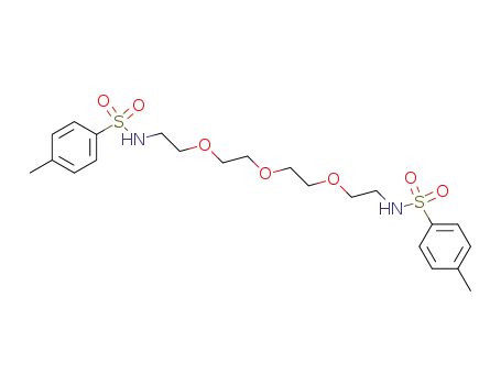 Molecular Structure of 59945-36-7 (1,11-bis(p-tolylsulphonylamino)-3,6,9-trioxaundecane)