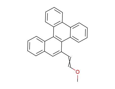 Molecular Structure of 1013933-57-7 (9-(2-methoxy-vinyl)-benzo[g]chrysene)