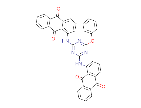 1-[[4-[(9,10-dioxoanthracen-1-yl)amino]-6-(phenoxy)-1,3,5-triazin-2-yl]amino]anthracene-9,10-dione