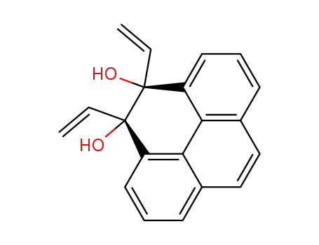 Molecular Structure of 77320-76-4 (trans-4,5-Dihydroxy-4,5-divinyl-4,5-dihydropyrene)