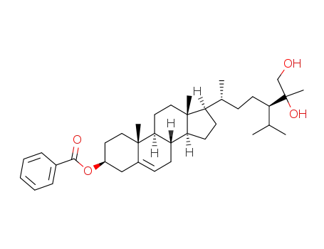 Benzoic acid (3S,8S,9S,10R,13R,14S,17R)-17-((1R,4R)-5,6-dihydroxy-4-isopropyl-1,5-dimethyl-hexyl)-10,13-dimethyl-2,3,4,7,8,9,10,11,12,13,14,15,16,17-tetradecahydro-1H-cyclopenta[a]phenanthren-3-yl ester