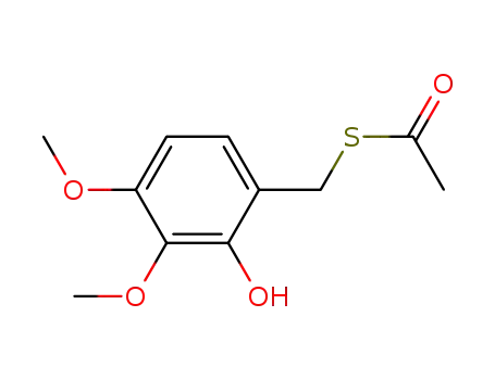 thioacetic acid <i>S</i>-(2-hydroxy-3,4-dimethoxy-benzyl) ester