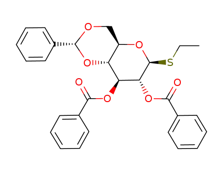 (2R,4aR,6S,7R,8S,8aR)-6-(ethylthio)-2-phenylhexahydropyrano[3,2-d][1,3]dioxine-7,8-diyl dibenzoate