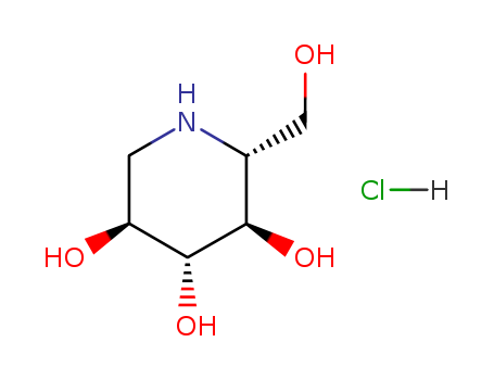 3,4,5-Piperidinetriol,2-(hydroxymethyl)-, hydrochloride (1:1), (2R,3R,4R,5S)-