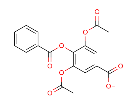 3,5-diacetoxy-4-benzoyloxy-benzoic acid