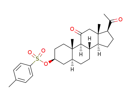 3β-(toluene-4-sulfonyloxy)-5α-pregnane-11,20-dione