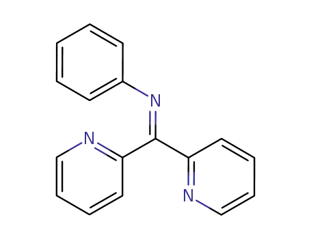 Molecular Structure of 100288-61-7 (N-(di(pyridin-2-yl)methylene)aniline)