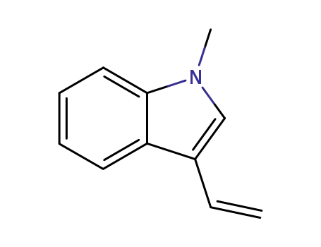 Molecular Structure of 62747-53-9 (1H-Indole, 3-ethenyl-1-methyl-)