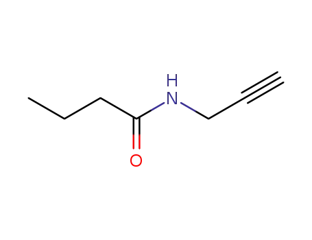 Molecular Structure of 2978-28-1 (N-(prop-2-yn-1-yl)butyramide)