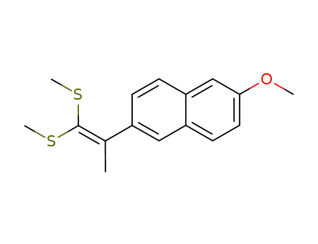 2-Methoxy-6-(1-methyl-2,2-bis-methylsulfanyl-vinyl)-naphthalene