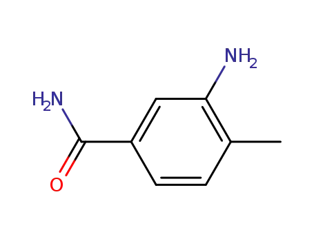 Molecular Structure of 19406-86-1 (3-Amino-4-methylbenzamide)