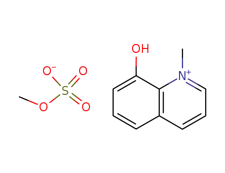 Molecular Structure of 19104-24-6 (8-HYDROXY-1-METHYLQUINOLINIUM METHYL SULFATE)