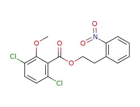 Molecular Structure of 1430102-79-6 (dicamba 2-nitrobenzyl ester)