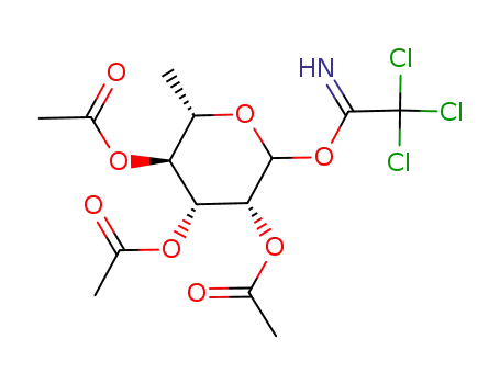 2,3,4-tri-O-acetyl-L-rhamnopyranosyl trichloroacetimidate