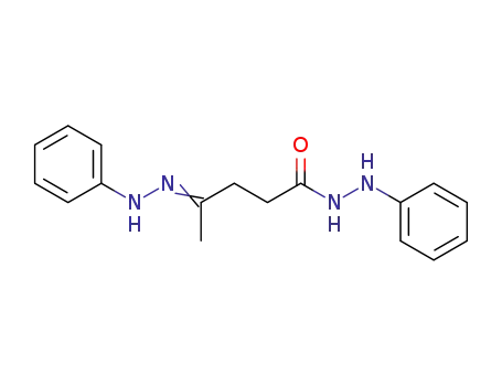Molecular Structure of 23228-67-3 (4-phenylhydrazono-valeric acid-(<i>N</i>'-phenyl-hydrazide))
