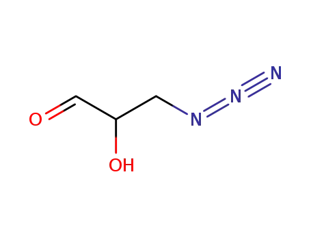 Molecular Structure of 114395-07-2 ((RS)-3-azido-2-hydroxypropanal)