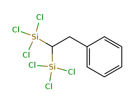Molecular Structure of 1922-99-2 (2-benzyl-1,1,1,3,3,3-hexachloro-1,3-disilapropane)