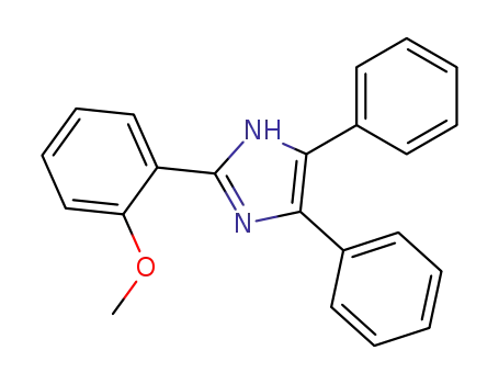 Molecular Structure of 1965-19-1 (2-(2-Methoxyphenyl)-4,5-diphenyl-1H-imidazole)