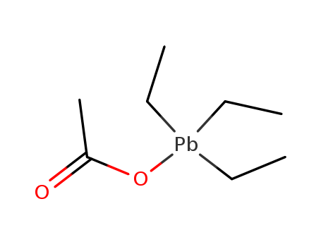 Acetic acid,triethylplumbyl ester