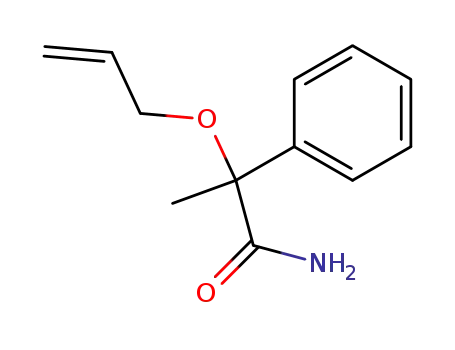 Molecular Structure of 19284-13-0 (alpha-allyloxyhydratropamide)