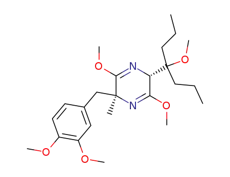 (2S,5R)-2-(3,4-Dimethoxy-benzyl)-3,6-dimethoxy-5-(1-methoxy-1-propyl-butyl)-2-methyl-2,5-dihydro-pyrazine