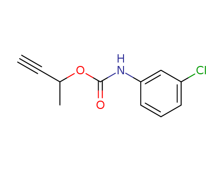 Carbamic acid,N-(3-chlorophenyl)-, 1-methyl-2-propyn-1-yl ester                                                                                                                                         