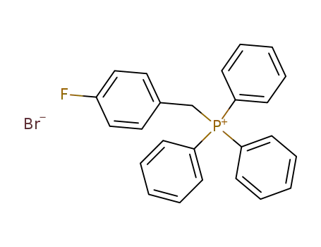 Molecular Structure of 51044-11-2 ((4-FLUOROBENZYL)TRIPHENYLPHOSPHONIUM BROMIDE)