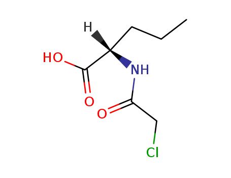 L-Norvaline,N-(chloroacetyl)- (9CI) cas  34337-03-6