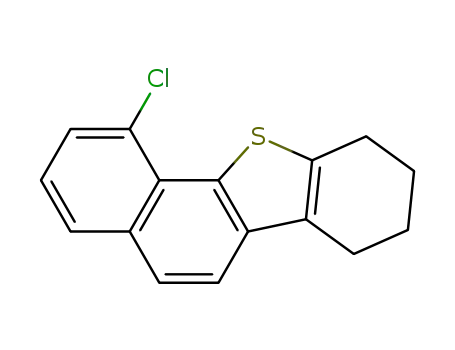 1-chloro-7,8,9,10-tetrahydro-benzo[<i>b</i>]naphtho[2,1-<i>d</i>]thiophene