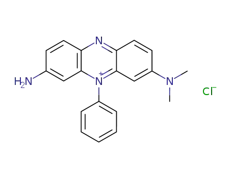 Molecular Structure of 2390-56-9 (Phenazinium,2-amino-8-(dimethylamino)-10-phenyl-, chloride (1:1))