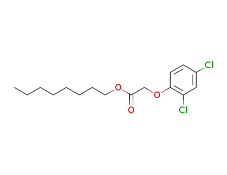 Molecular Structure of 1928-44-5 (Octyl (2,4-dichlorophenoxy)acetate)
