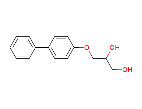 Molecular Structure of 1940-49-4 (3-([1,1'-biphenyl]-4-yloxy)propane-1,2-diol)