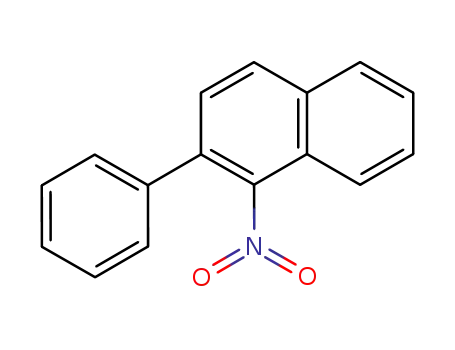 Molecular Structure of 74886-75-2 (1-Nitro-2-phenylnaphthalene)