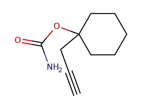 Cyclohexanol,1-(2-propyn-1-yl)-, 1-carbamate cas  358-52-1