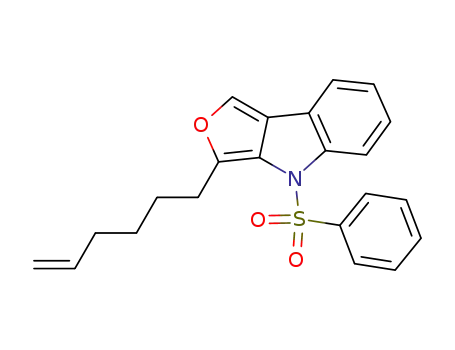 3-(5-hexenyl)-4-(phenylsulfonyl)-4H-furo<3,4-b>indole