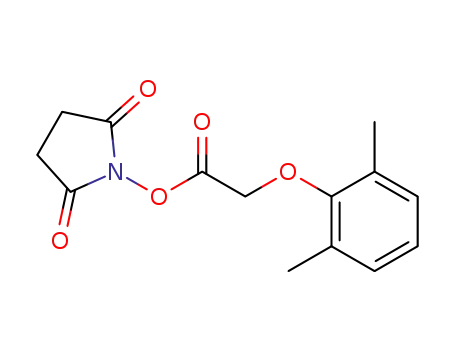 Molecular Structure of 224648-11-7 (N-(2,6-dimethyl-phenyloxy acetyloxy)succinimide)