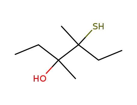 4-Mercapto-3,4-dimethyl-hexan-3-ol