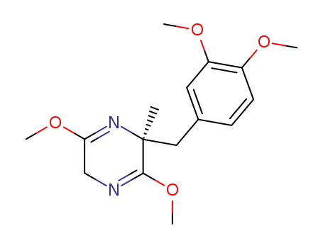 Pyrazine,
2-[(3,4-dimethoxyphenyl)methyl]-2,5-dihydro-3,6-dimethoxy-2-methyl-,
(S)-