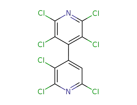 Molecular Structure of 36277-69-7 (2,3,5,6,2',3',6'-heptachloro-[4,4']bipyridinyl)