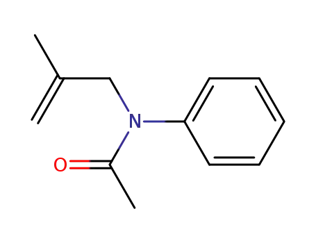 Molecular Structure of 102860-03-7 (N-(2-methylprop-2-ene-1-yl)-N-phenylacetamide)
