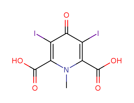 disodium 3,5-diiodo-1-methyl-4-oxopyridine-2,6-dicarboxylate