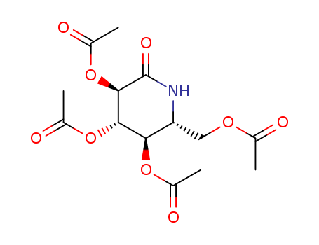 2-Piperidinone, 3,4,5-tris(acetyloxy)-6-[(acetyloxy)methyl]-, (3R,4S,5R,6R)-