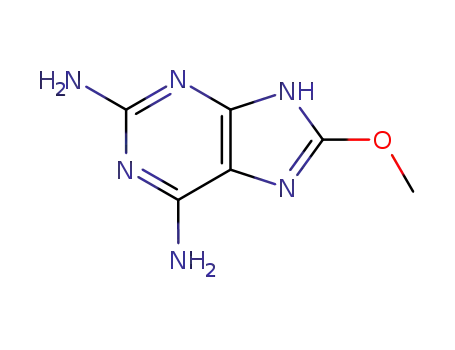 Molecular Structure of 131287-55-3 (8-methoxy-2,6-diaminopurine)