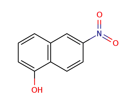 Molecular Structure of 38397-06-7 (1-Hydroxy-6-nitronaphthalene)