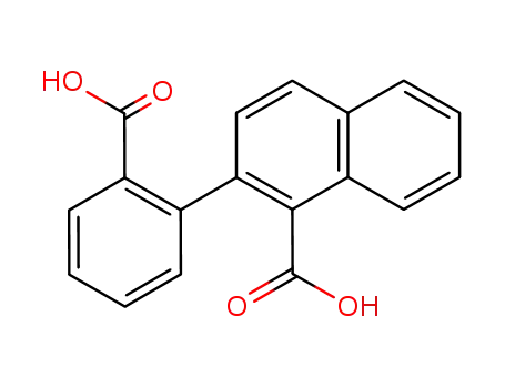 Molecular Structure of 4859-45-4 (1-Naphthalenecarboxylic acid, 2-(2-carboxyphenyl)-)