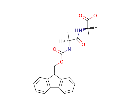 Molecular Structure of 93709-88-7 (L-Alanine, N-[(9H-fluoren-9-ylmethoxy)carbonyl]-L-alanyl-, methyl ester)