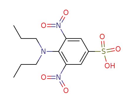 Molecular Structure of 62443-96-3 (Benzenesulfonic acid, 4-(dipropylamino)-3,5-dinitro-)