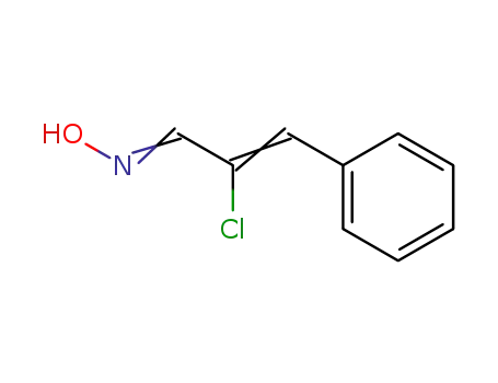 Molecular Structure of 35088-92-7 (2-CHLORO-3-PHENYLACRYLALDEHYDE OXIME)
