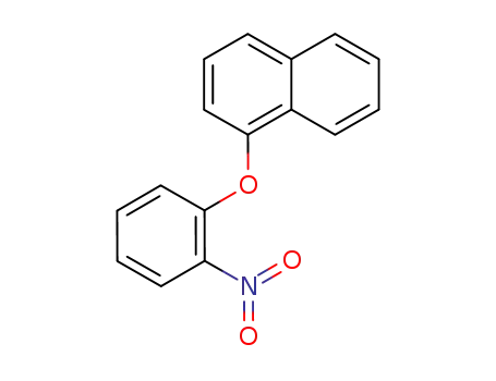 Molecular Structure of 32219-13-9 (Naphthalene, 1-(2-nitrophenoxy)-)