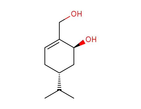 Molecular Structure of 1350321-81-1 ((1S,5R)-2-(hydroxymethyl)-5-isopropylcyclohex-2-enol)